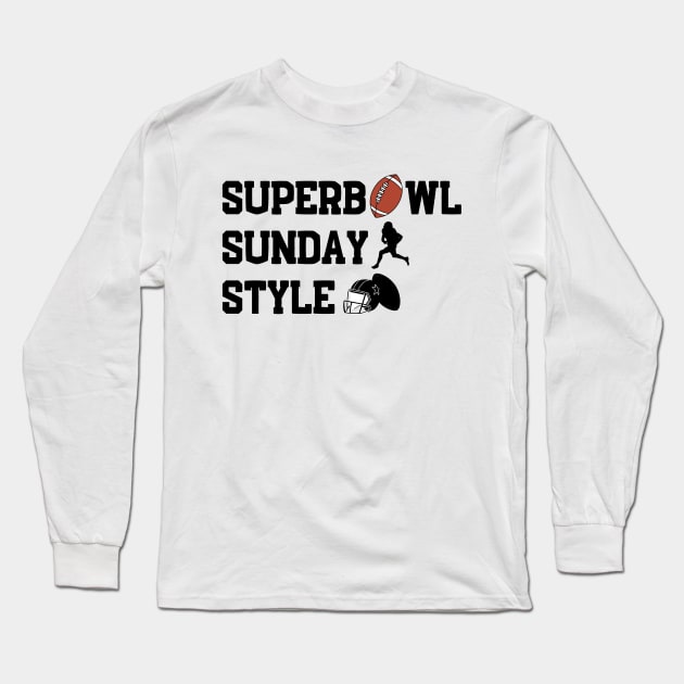 Superbowl Long Sleeve T-Shirt by NomiCrafts